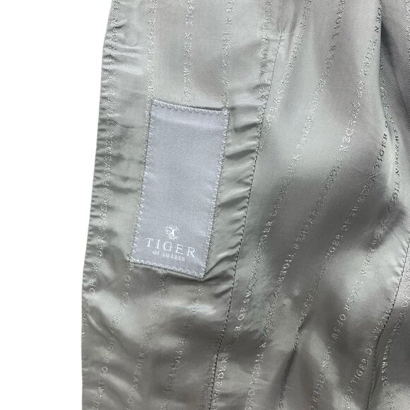 TIGER OF SWEDEN tailored Emily Wool Blend Fully Lined light Grey Blazer size 42 - Picture 7 of 12